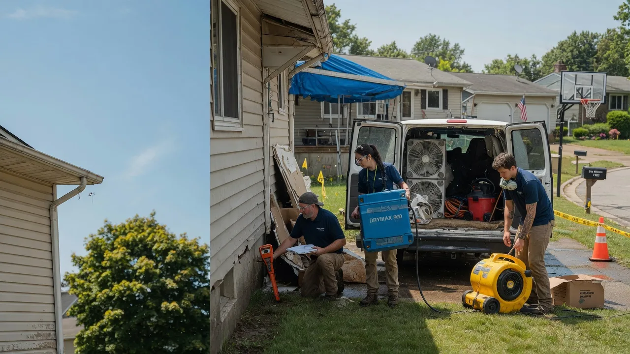 Ceiling Leak Cleanup in Grinnell, KS near me