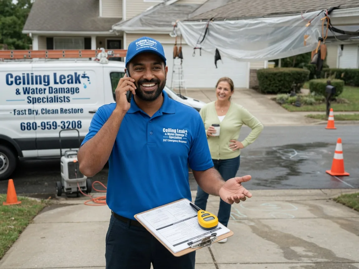 Ceiling Leak Cleanup Grinnell, KS FAQs